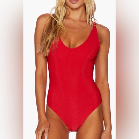 Beach Riot Reese Rib One-Piece Swimsuit - Picture 2 of 8